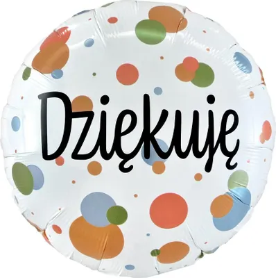 Image de Ballon en plastique Merci 46cm