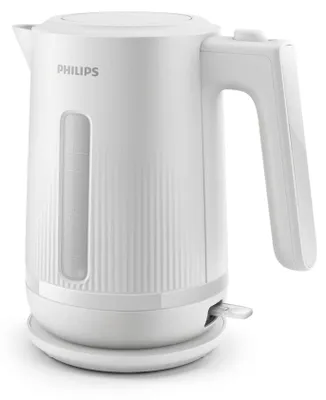 Produktbild von Philips elektrischer Wasserkocher, 2.200 W, 1,7 l, weiß, Series 3000 (HD9411/00)