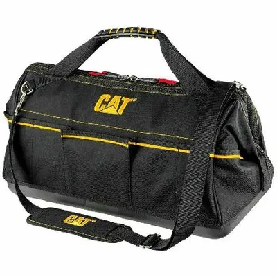 Produktbild von CAT Werkzeugtasche 50 cm Schwarz/Gelb mit Schultergurt und 12 Außentaschen