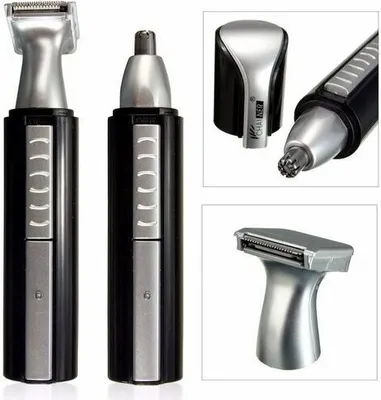 Produktbild von Luckyfine 2-in-1 Nasen- und Barttrimmer - Wiederaufladbarer Haarschneider für präzises Styling