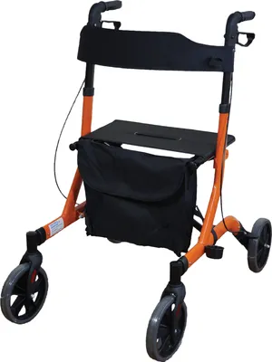 Productafbeelding van Aidapt Rollator lichtgewicht (7 KG) - Oranje