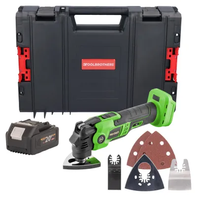 Produktbild von Procraft PMT22bb Akku Multifunktionswerkzeug 20 V Brushless + 1x Akku 4,0 Ah + RHINO Toolcase - ohne Ladegerät