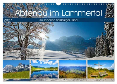 Produktbild von Abtenau im Lammertal (Wandkalender 2027 DIN A3 quer), CALVENDO Monatskalender