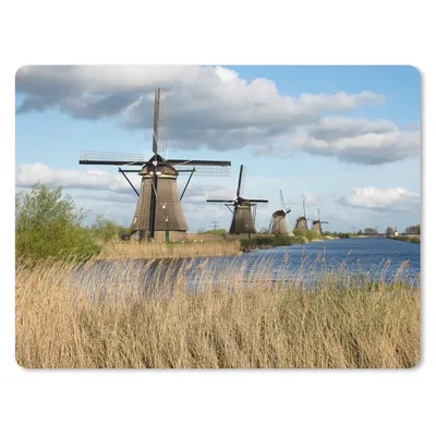 Produktbild von MuchoWow® Mauspad Mousepad Mühle - Landschaft - Niederlande 23x19 cm - Mousepads - Maus Mat - Pad - Mausunterlage - Schreibtischunterlage - Mauspad