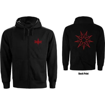 Produktbild von Slipknot - 9 Point Star Damen X-Small Hoodie - Schwarz