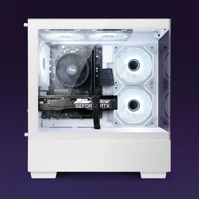 Produktbild von Vibox V-174 Gaming PC Set Komplett - Monitor 23 Zoll - AMD Ryzen 5 5500 4,2 GHz - Nvidia RTX 5060 8 GB - 16 GB RAM - 1 TB SSD - Windows 11 - WiFi 6 + Bluetooth 5.4