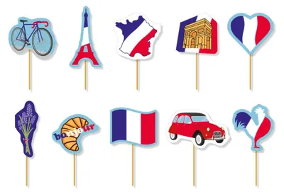 Produktbild von Frankreich Motiv Picker 20 Stück