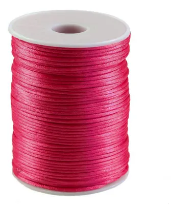 90m Satinschnur Ø2mm, 100% Polyester pink breeze