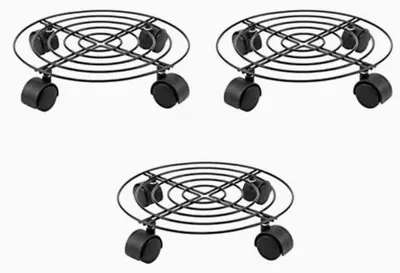 Image de Chariots de jardin en trois métaux – Chariots de jardin réglables en acier pour l'intérieur et l'extérieur