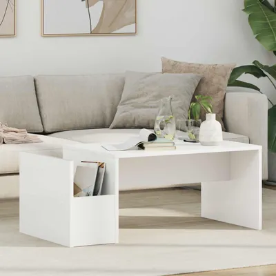 Produktbild von "Schlussverkauf" Couchtisch 1 PC  - Modernen Stil - Kaffeetisch - Weiß 90x45x35 cm Holzwerkstoff  C9505