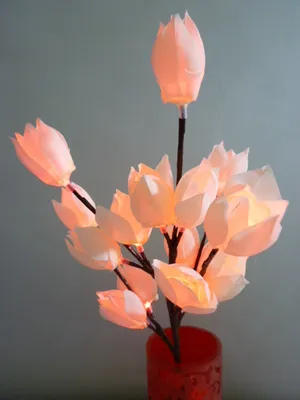 Produktbild von Blütenzweig LOTUS LED Dekoleuchte batteriebetrieben