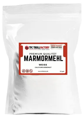 Produktbild von Marmormehl 1 kg, Calciumcarbonat, feines Pulver, reinweiß, für Kunst