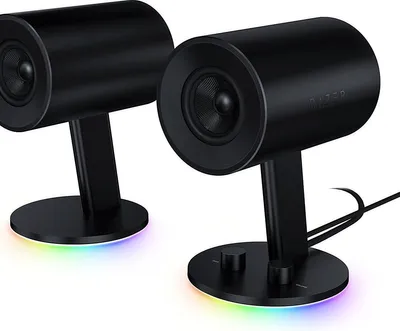 Produktbild von Razer Nommo 2.0, 2.0 Kanäle, Kabelgebunden, 50 - 20000 Hz, Schwarz
