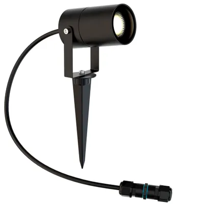 Produktbild von Maytoni O025FL-01B, Außen-Bodenbeleuchtung, Schwarz, Aluminium, IP65, GU10, 20 W