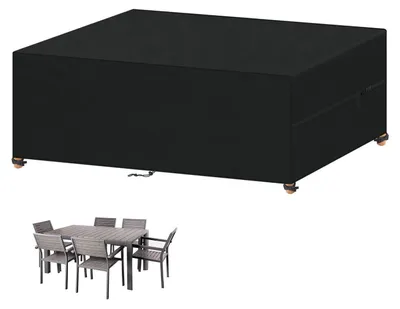 Obrázek produktu pro Ochranný kryt na zahradní nábytek, rozměry 210x100x75 cm, vodotěsný, vyroben z tkaniny Oxford 420D, vhodný pro krytí posezení