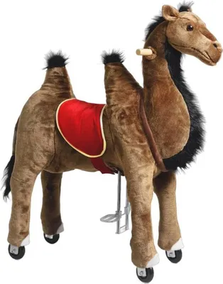 Produktbild von Einhorn Reittier Camel M PRO aus Hartholz, H 104 cm, Sitzhöhe 65 cm, für Kinder 5-12 Jahre