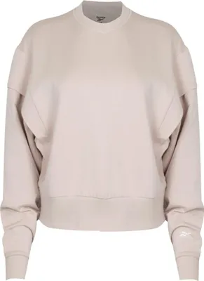 Produktbild von Reebok TS DREAMBLEND CO MIDLAYER Sweatshirt HT6101 Puderrosa kurzer lockerer Schnitt