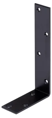 Produktbild von Alberts 824976 Balkenwinkel - schwarz - kunststoffbeschichtet - 100 x 200 x 40 mm, 20er Set