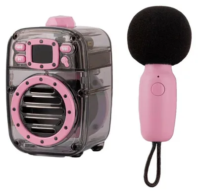 Immagine prodotto di Lowell Altoparlante Karaoke JoyVox JD800P Bluetooth 10W con Microfono Rosa