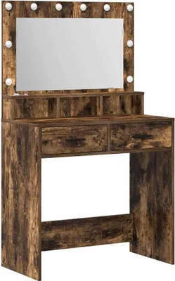 Obrázok produktu pre vidaXL Toaletný stolík údený dub 79 x 41 x 135 cm materiál na báze dreva