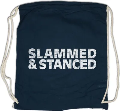 Produktbild von Urban Backwoods Slammed & Stanced, Turnbeutel, Farbe: Navy