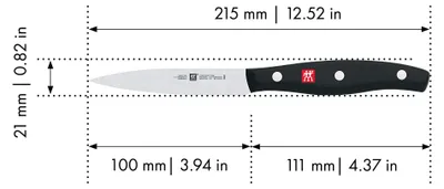 Produktbild von ZWILLING Paring knife, Schwarz