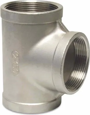 Produktbild von Gewindefitting Edelstahl T-Stück 90° 3/8" IG