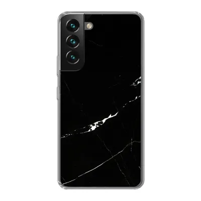 Produktbild von MuchoWow® Handyhülle Schutzhülle Hülle für Samsung Galaxy S22 Marmor - Schwarz - Natursteine Silikon Softcase Handy Hülle - Mobiltelefonhülle