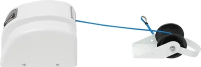 Produktbild von Ankerwinde/Ankerspill - Elektrisch - 20 kg Kapazität - Fernbedienung - 21,3 m/min Einholen - 30,48 m Tau - Für Boote <7,3 m - Beige