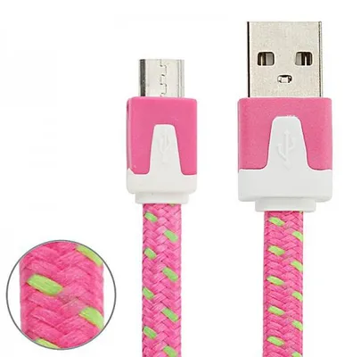 Produktbild von Micro USB Datenkabel Ladekabel Farben 2 m für Handys Tablet Kabel Laden Zubehör