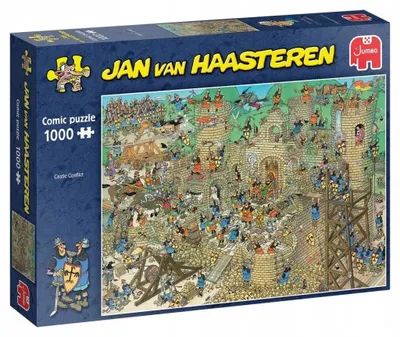 Produktbild von Jumbo 81914 Jan van Haasteren - Castle Conflict 1000 Teile Puzzle