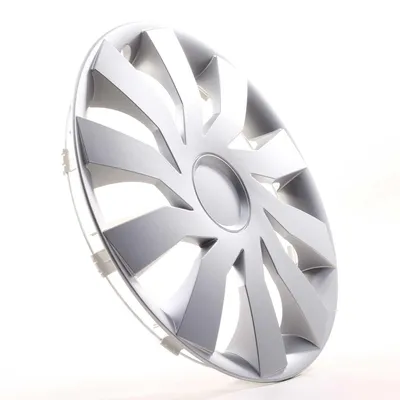 Obrázek produktu pro 4 ks krytů kol 13 palců, ozdobné kryty kol Hill, matná stříbrná, pro Citroën, Ford, Lancia, MINI, Renault, Subaru 4-2431191