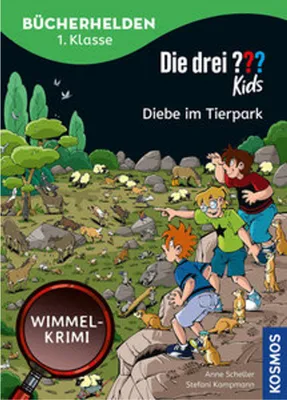 Obrázok produktu pre Die drei ??? Kids, Bücherhelden 1. Klasse, Diebe im Tierpark