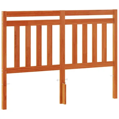 Image de vidaXL Tête de lit brun cireux 135 cm pin massif