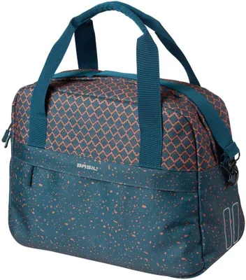 Produktbild von Basil Flair Schulter-/Fahrradtasche 18 Liter navy - wasserabweisend, Hook-On ...