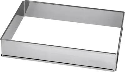 Produktbild von Lares 6012, Tortenring, Rechteckig, Edelstahl, 460 mm, 320 mm, 47 mm