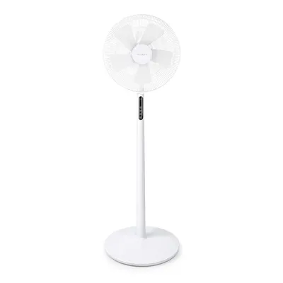 Obrázok produktu pre Standventilator | Durchmesser: 400 mm | 3-Geschwindigkeitsstufen | Oszillation | 45 W | LED | Abschalt-Timer | Fernbedienung | Weiss