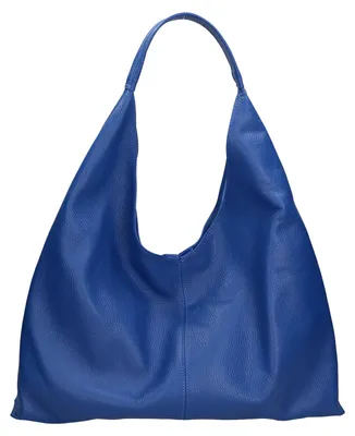 Zdjęcie produktu dla Torba Tote na Ramię Damska Skóra Naturalna z Odejmowaną Kieszonką Italy Fuxsia UNICA 25x14x13 cm