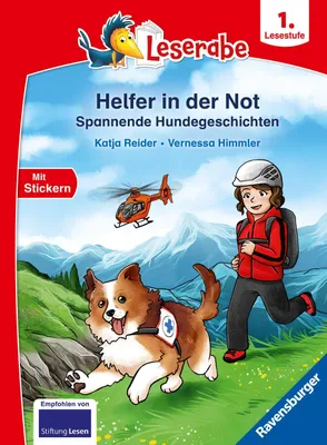 Produktbild von Leserabe 1. Lesestufe - Helfer in der Not. Spannende Hundegeschichten