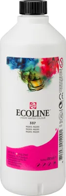 Produktbild von Ecoline Flüssige Wasserfarbe Flasche 490 ml Magenta 337