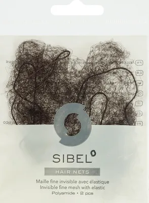 Produktbild von Sinelco Nylon Haarnetz dunkelbraun 2st
