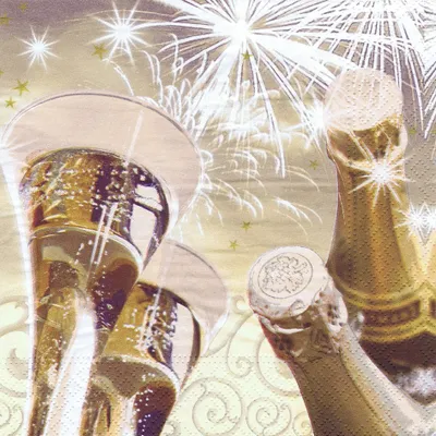Produktbild von PAPSTAR Motivservietten "Welcome New Year"