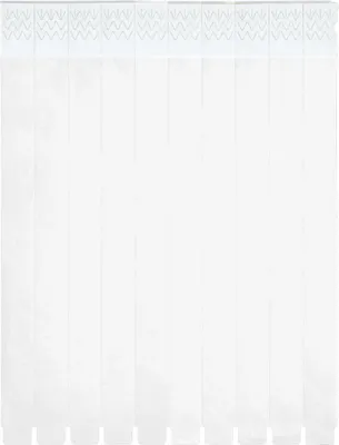 Produktbild von MidOcean - "Tyvek" Armband 10er-Pack MO1314 (Einheitsgröße) (Weiß)