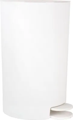 Produktbild von MSV kleiner Treteimer fur Bad/Toilette - weis - 3L - 15 x 27 cm