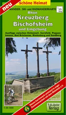 Immagine prodotto di Rhön, Kreuzberg, Bischofsheim e dintorni 1 : 35 000 Mappa ciclistica ed escursionistica