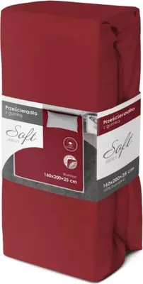 Produktbild von Prześcieradła Jersey Soft czerwień