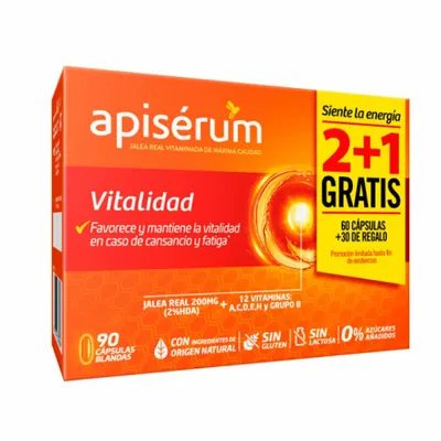 Image de Apiserum Vitaminate 3 X 30 Capsules
