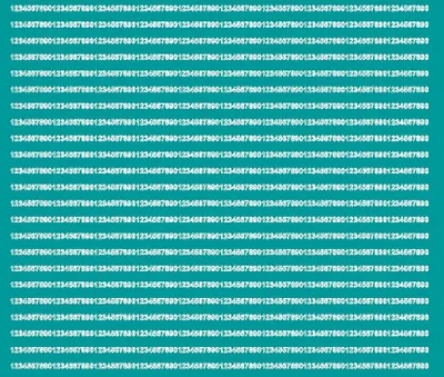 Immagine prodotto di Adesivi autoadesivi con numeri da 3 mm, turchese lucido