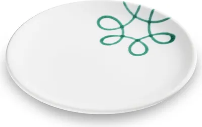 Immagine prodotto di Gmundner Vetroceramica Pur Verde fiammato Piatto da dessert Coppa (Ø 20 cm)