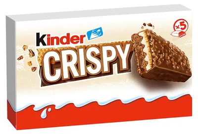 Image de Kinder Crispy, 5 paquets de 34g